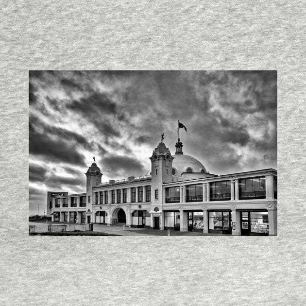 Sunday Morning at the Spanish City in Monochrome by Violaman